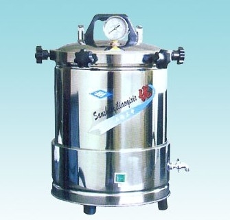 上海三申手提式不銹鋼壓力蒸汽滅菌器YX280A