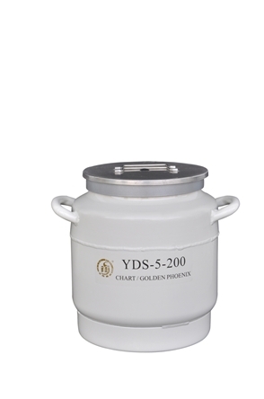 成都金鳳大口徑液氮生物容器YDS-5-200
