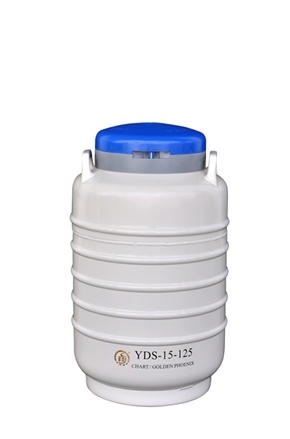 成都金鳳大口徑液氮生物容器YDS-15-125