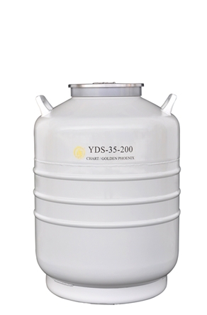成都金鳳大口徑液氮生物容器YDS-35-200