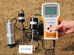 浙江托普土壤水分、溫度、鹽分、PH 四參數速測儀TZS-PHW-4G